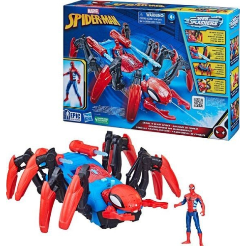 Hasbro Spiderman CRAWL N BLAST SPIDER - Krabbelspinne mit Wasserspritze
