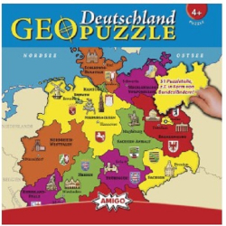 Amigo GeoPuzzle - Deutschland 51 Teile