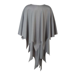 Halloween Kostüm Cape Ghost Geist mit Maske grau