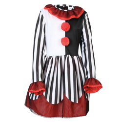 Halloween Kostüm Horror Clown  Kleid 152