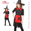 Fasching Halloween Kleid Hexe Ruby rot 128