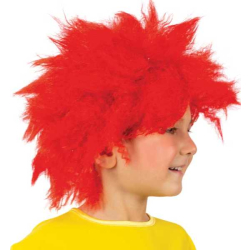 Fasching Kinderperücke Kleiner Kobold rote Haare