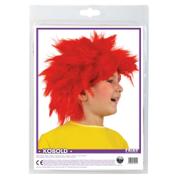 Fasching Kinderperücke Kleiner Kobold rote Haare
