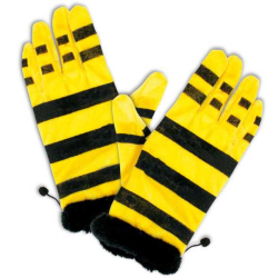 Fasching Bienen Handschuhe Bienchen