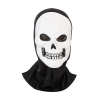 Halloween Zubehör Skelettmaske Maske mit Haube