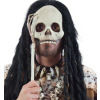 Halloween Zubehör Skelettmaske Maske mit Hand Knochen