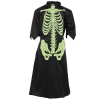 Halloween Kostüm Bones Kleid Skelett Zombie GID