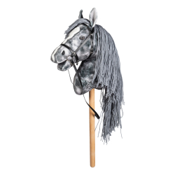 Spielzeug Steckenpferd Hobby Horse grau