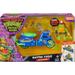 Ninja Turtles Movie Fahrzeug mit Figur Battle Cycle /...