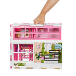 Mattel  Barbie Haus und Puppe HCD48