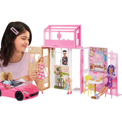 Mattel  Barbie Haus und Puppe HCD48