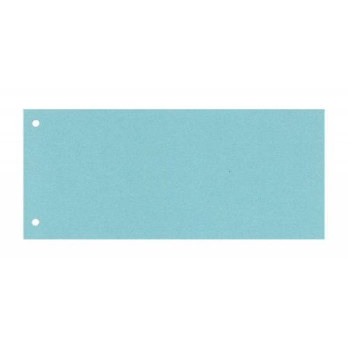 Wekre Trennstreifen Papiertrenner Ordnerregister 100 Stück blau