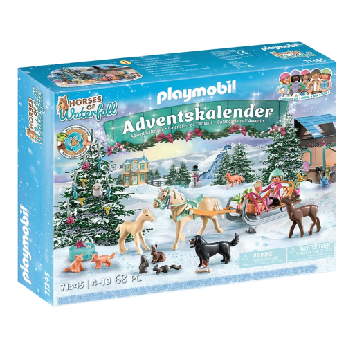 PLAYMOBIL Adventskalender Horses of Waterfall Pferde Weihnachtliche Schlittenfahrt