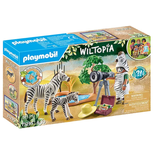 PLAYMOBIL Wiltopia Unterwegs mit der Tierfotografin bei den Zebras