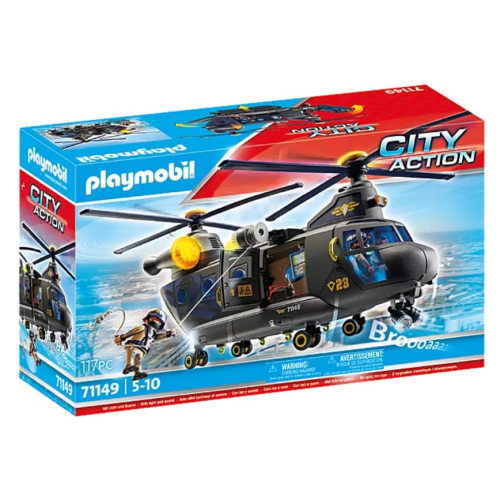 PLAYMOBIL City Action Polizei SWAT Rettungshelikopter  71149