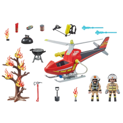 Playmobil City Action Feuerwehr Hubschrauber 71195