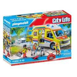 Playmobil City Life Rettungswagen mit Licht und Sound 71202