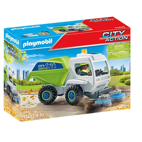 Playmobil City Action Müllfahrzeug Kehrmaschine 71432
