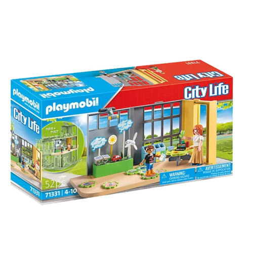 Playmobil City Life Schule Anbau Klimakunde 71331