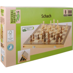 Natural Games SchachSpiel Holz Schachkassette 40x20x6cm