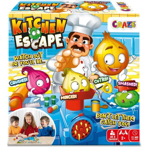 Brettspiel Kitchen Escape mit Knete