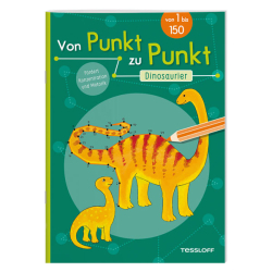 Tessloff Malbuch Von Punkt zu Punk 32 Seiten Dinos