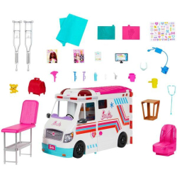 Mattel  Barbie 2-in-1 Krankenwagen Spielset HKT79