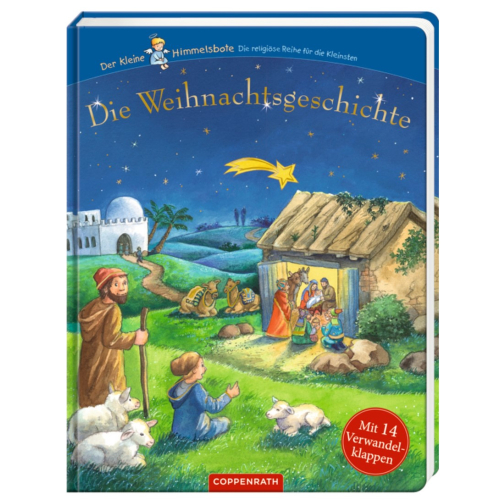 Buch: Die Weihnachtsgeschichte - mit Verwandelklappen (kl. Himmelsbote)