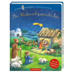 Buch: Die Weihnachtsgeschichte - mit Verwandelklappen (kl. Himmelsbote)
