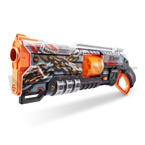 X-Shot - Skins Lock Blaster mit Darts Pistole mit Zahlenschloss