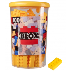 BLOX Bauklötze Klemmbausteine Lose  gelb 100 Stück 8er Steine
