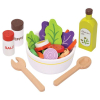 SpielMaus Kinderküche Kaufladen Kitchen Salat-Set aus Holz 30 Teile