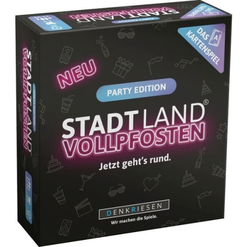 STADT LAND VOLLPFOSTEN: Das Kartenspiel - Partyedition