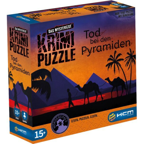 HCM Krimipuzzle Tod bei den Pyramiden Murder on the Nile - Murder Mystery Puzzle