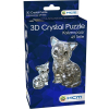 HCM 3D Crystal Puzzle - Katzenpaar 49 Teile