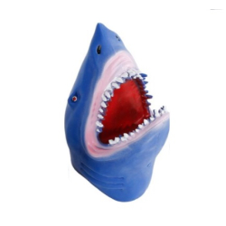 Handpuppe Shark  Hai 14cm blau