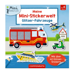 Die Spiegelburg Meine Mini-Stickerwelt: Glitzer-Fahrzeuge