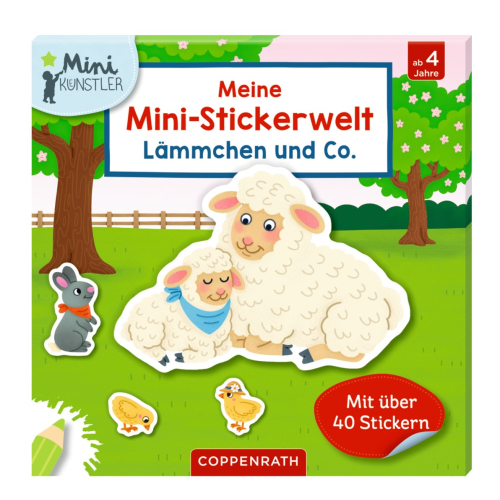 Die Spiegelburg Meine Mini-Stickerwelt: Lämmchen und Co.