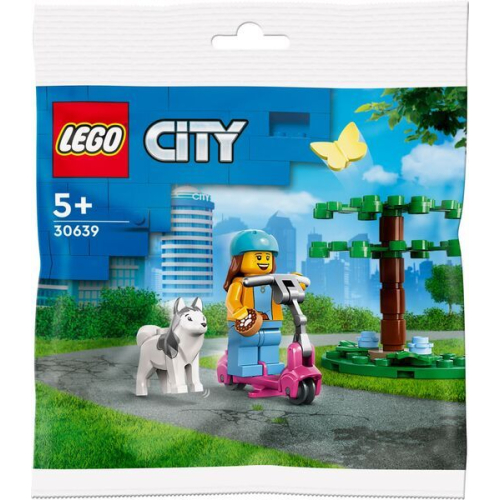 LEGO City Polybag Hundepark und Roller 30639