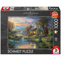 Schmidt Puzzle Kinkade Naturparadies 1000 Teile