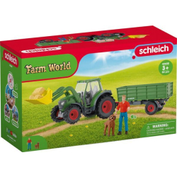 Schleich Farm World Traktor mit Anhänger 42608