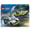 LEGO City Verfolgungsjagd mit Polizeiauto und Muscle Car 60415