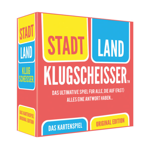 Partyspiel Kartenspiel STADT LAND KLUGSCHEISSER Original Edition