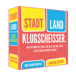 Partyspiel Kartenspiel STADT LAND KLUGSCHEISSER Original...