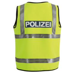 Fasching Kostüm Polizei-Weste Neon 128 - 140