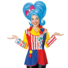 Fasching Kostüm Clownjacke Pompon 1-tlg. für Erwachsene 36