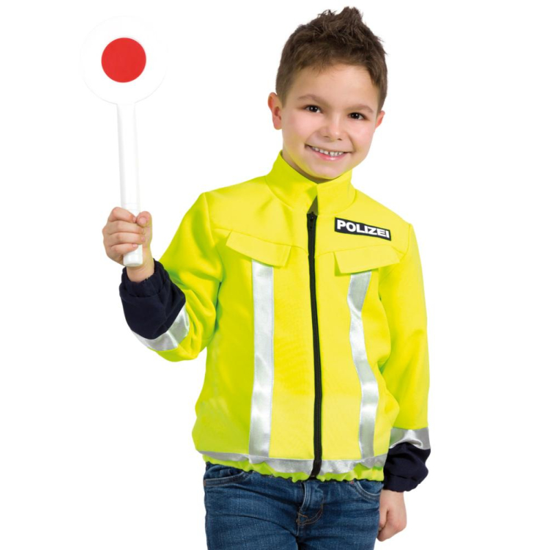 Fasching Kostüm Polizeijacke Neon Warnweste, 23,80 €