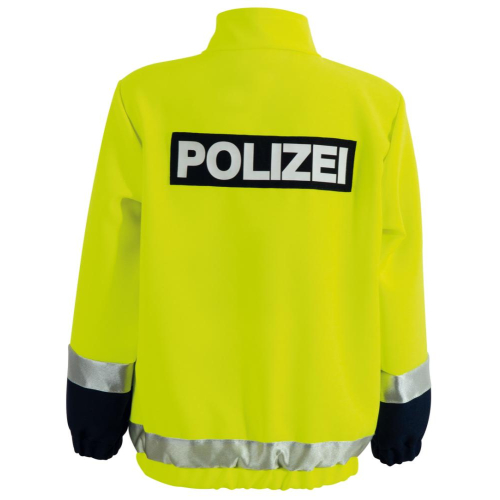Fasching Kostüm Polizeijacke Neon Warnweste