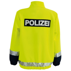 Fasching Kostüm Polizeijacke Neon Warnweste 104