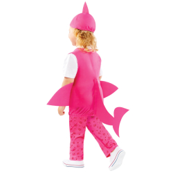 Fasching Amscan Kinderkostüm Baby Shark Pink - Mummy